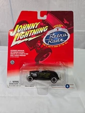 JOHNNY LIGHTNING 2002 RETRO RODS #4 1932 FORD HI-BOY BLACK