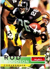 Rod Woodson 1995 SkyBox Impact #118 Pittsburgh Steelers