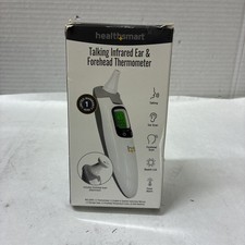 HealthSmart Talking Infrared Ear Forehead Thermometer BRAND NEW IN BOX