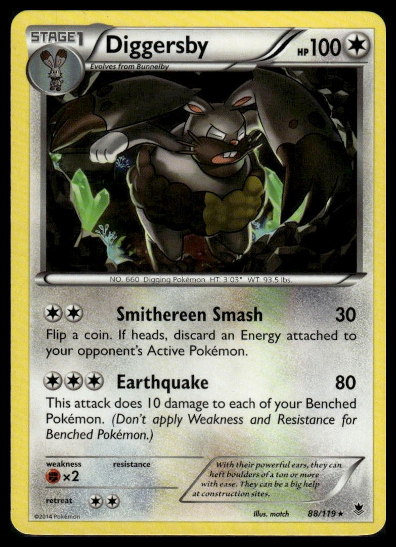 Diggersby XY - Phantom Forces 88/119 Normal NM