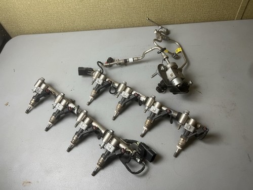 2019 CHEVY SILVERADO 1500 LD ENGINE R/L SIDE FUEL RAILS INJECTORS LINES PUMP