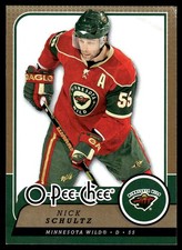 2008-09 O-Pee-Chee #194 Nick Schultz Minnesota Wild Hockey Card