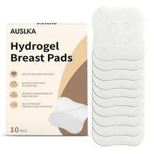 Hydrogel Nipple Pads Instant Cooling, Hydrogel Breast Pads with Soothing Lano...