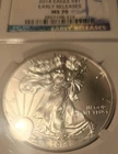 2014 MS70 American Silver Eagle Early Release • 1 ounce Silver • Walking Liberty