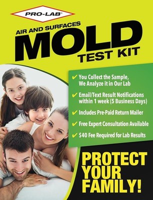 Accurate Do-It-Yourself Mold Test Kit for Indoor / Outdoor Air & Surfaces