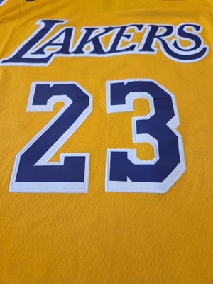 LeBron James Gold Lakers #23 Mens Size 50 Jersey NWT | eBay