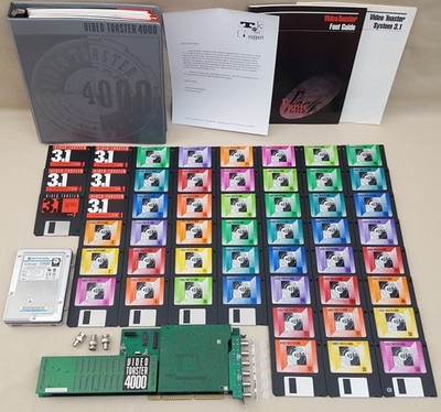 NewTek Video Toaster 4000 for Commodore Amiga A4000 4000T v3.0/3.1 with 1.5gb HD