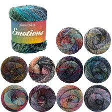James C Brett Emotions DK 150g Variegated Stripe Effect Soft Yarn