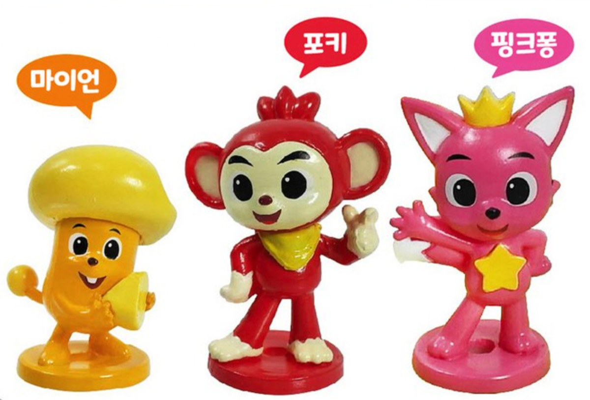 Pinkfong Detective Hogi Wonder Star Figure Set (6ea) Korean Toy +