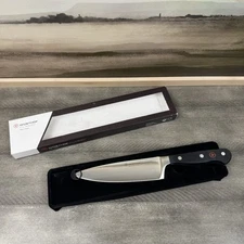 Williams Sonoma Wüsthof Classic Chef's Knife 6” Black Silver Scuffs Lines Read