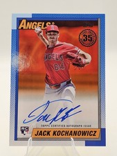 Topps Series 2 2025 1990 Autographs Jack Kochanowicz Angels Orange RC Auto /25