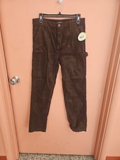 NWT Colorful Planet Boys Size XL 14/16 Brown Corduroy Pants 100 Cotton