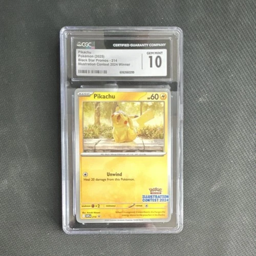 Pikachu Illustration Contest CGC 10