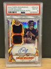 Caleb Williams 2024 Topps Resurgence Ignite RPA #IPACW RC AUTO Patch Bears PSA 8