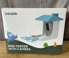 Osoeri Smart Bird Feeder with Camera, 1080P HD AI Identify Wild Bird Watching Ca