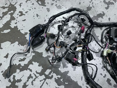 64号機  09-12 KAWASAKI ZX6R ZX600R NINJA OEM ENGINE WIRING HARNESS ECU ECM
