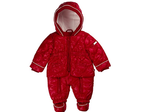 KANZ Baby Girls' One-Piece Snowsuit, Jester Red, - 第 1/6 張圖片