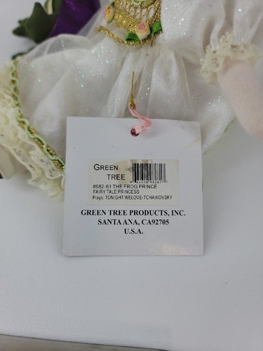 Green Tree Musical Tonight We Love Animated Doll 982-61 Frog Prince Princess - Picture 11 of 11