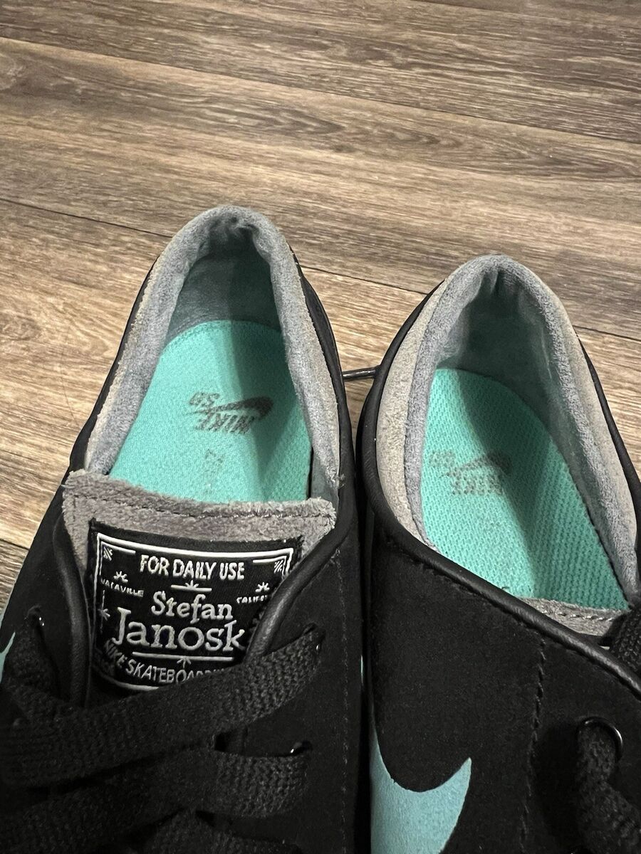 Nike SB Zoom Stefan Janoski US10 PR SE: Black/Mint: 631298 Nike SB Zoom Stefan Janoski US10 PR SE: Black/Mint: 631298