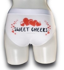 Funny Woman?s, Girls Underwear, Knickers Sweet Cheeks. Valentines Gifts For Her