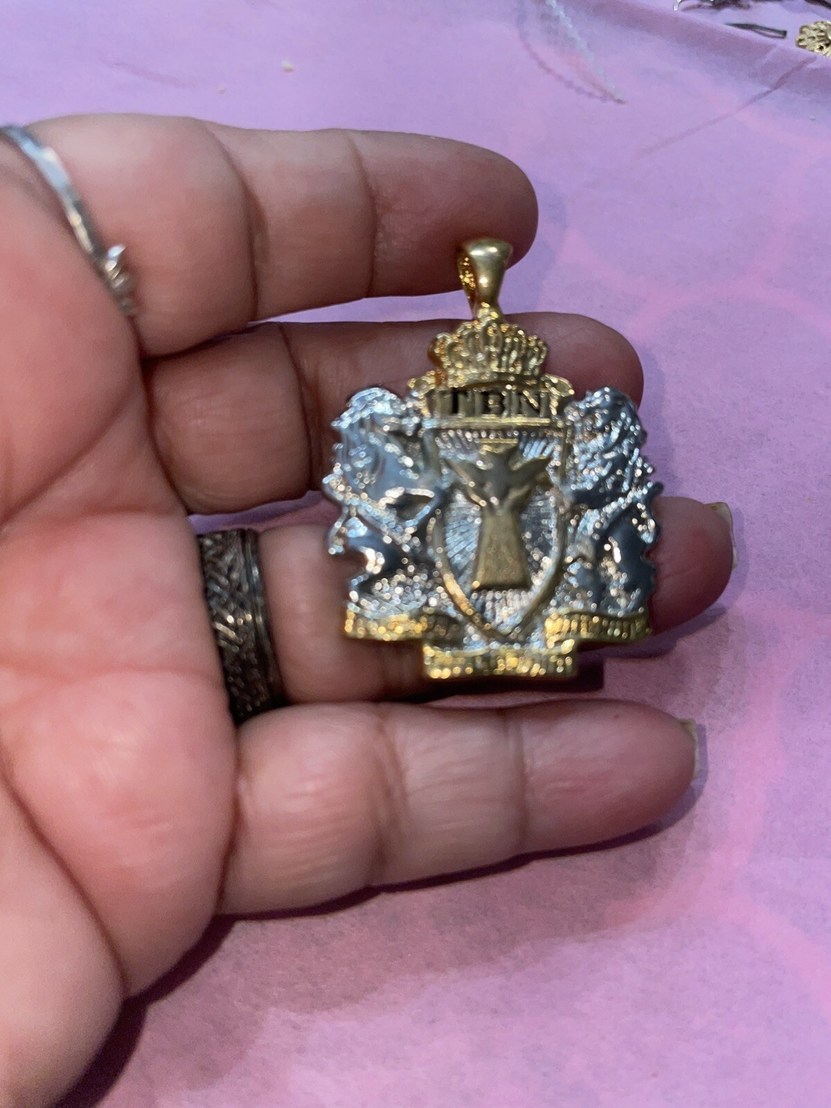 Trinity Broadcasting Network Pendant, Silver and … - image 6