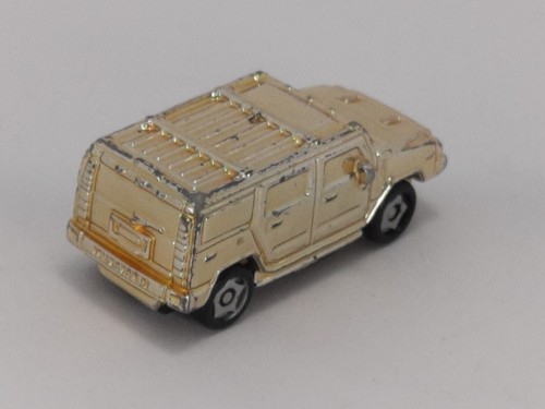 Playmates Speedeez Roller Ball Micro Mini SUV Gold Hummer Used Loose - Picture 4 of 5