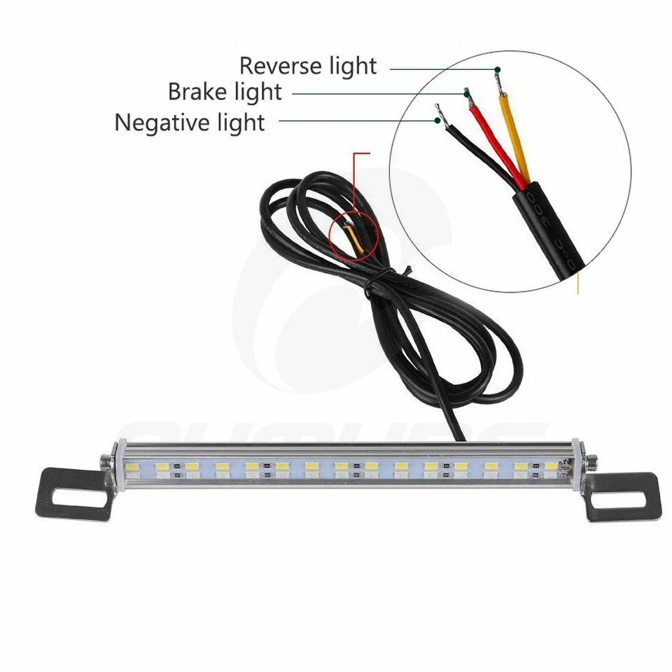 Белые светодиодные лампы с болтовым креплением 30 SMD для подсветки номерного знака автомобиля заднего хода - Изображение 4 из 4