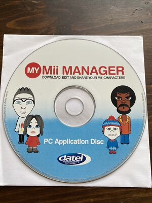 #ad My Mii Manager For Wii Disc Only OS Windows 2000 XP Home Pro $6.00