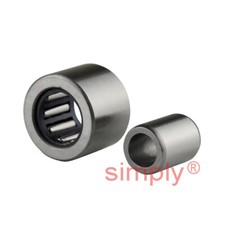 NKI1220 Budget Needle Roller Bearing / Shaft Sleeve 12x24x20mm