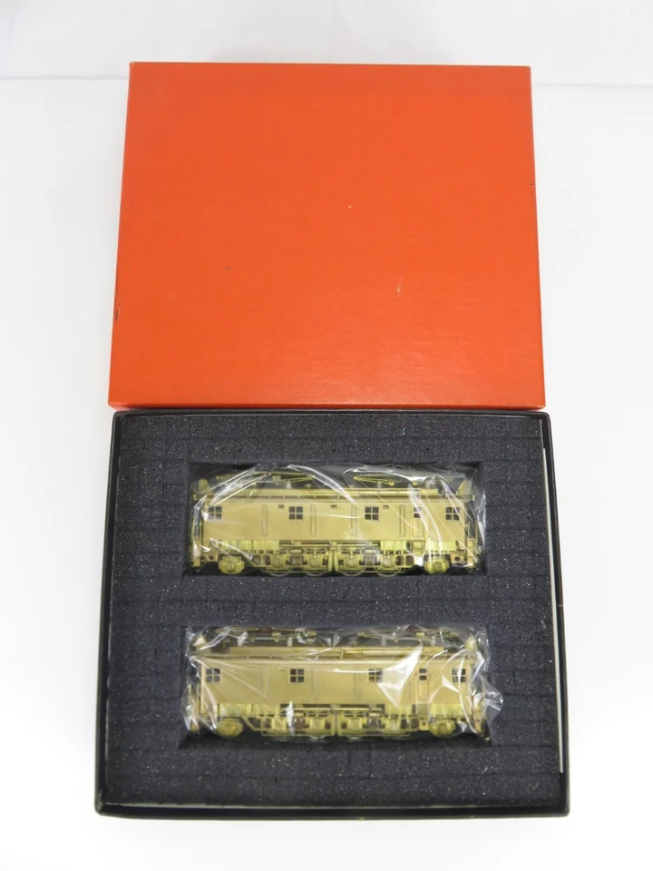 Nickel Plate Products Brass HO Great Northern Z-1 Boxcab Electric Locomotive Set - Image 3 of 4
