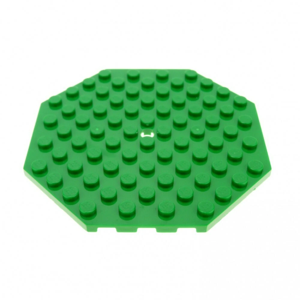 1x Lego Construction Plate 10x10 Green Octagon Octagon 76035 4583684 eBay