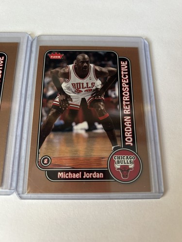 2008-09 Fleer NBA Jordan Retrospective Cards Lot of 2 Michael Jordan (X7) - Picture 3 of 4