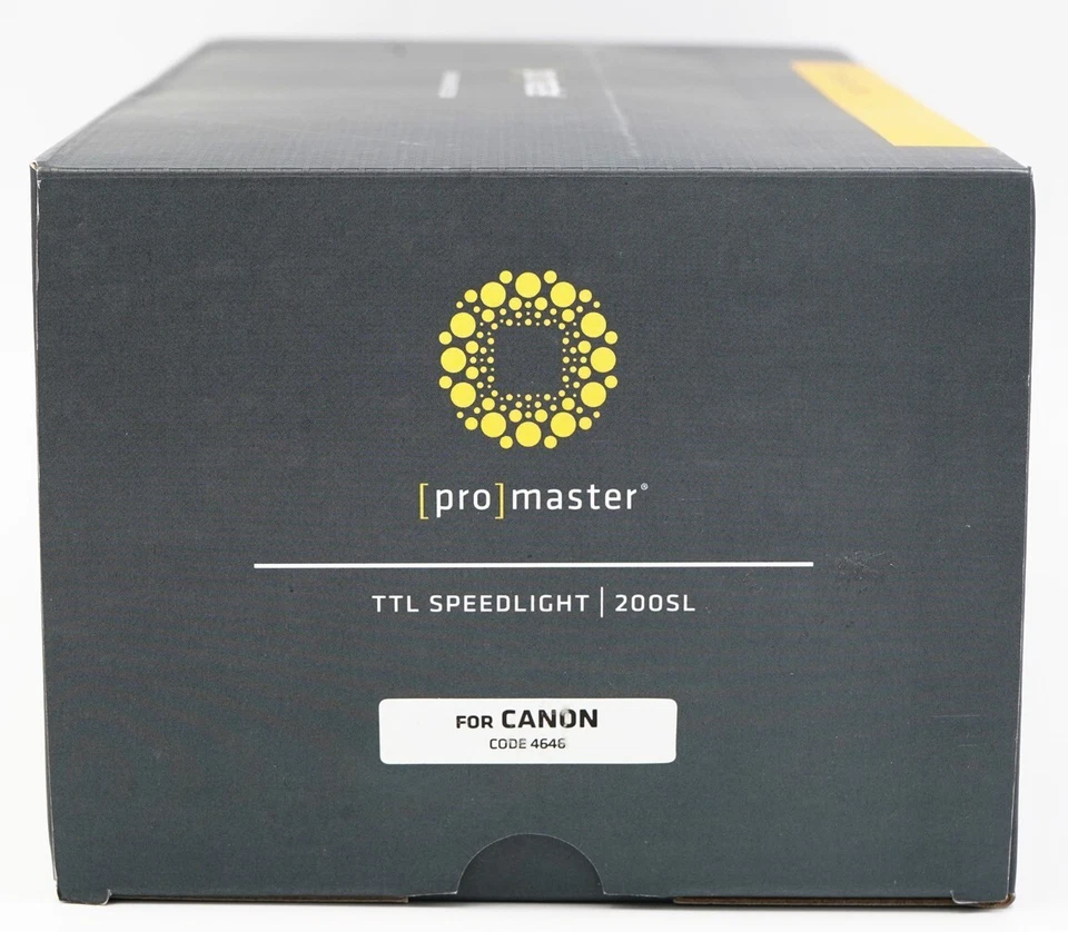 ProMaster 200SL TTL Speedlight Electronic Flash for Canon E-TTL/E-TTL II - Image 2 of 2