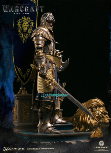DAM TOYS WOW Llane Wrynn I Warcraft King Llane Resin Statue In Stock In Box - Picture 8 of 12