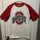 vintage ohio state football OSU buckeyes NCAA size Adult unisex small red white — photo 1
