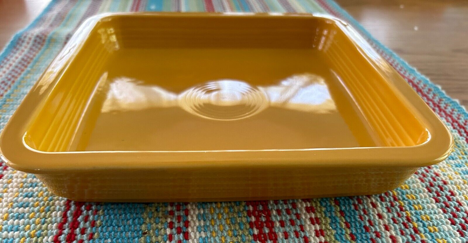 Fiestaware Napkin Holder/Utility Tray Fiesta Marigold New with