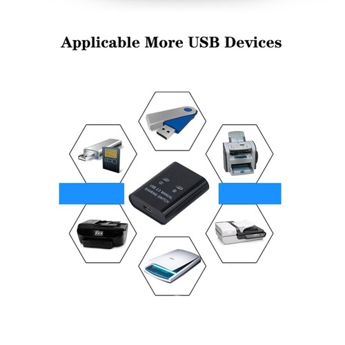 2 In 1 Out USB2.0 Switcher Manual USB HUB Share Printer Sharing Converter - Picture 15 of 18