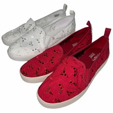 Koolaburra UGG Sneakers Womens Floral Cutout Loafers Slip On Flats Shoes Amiah