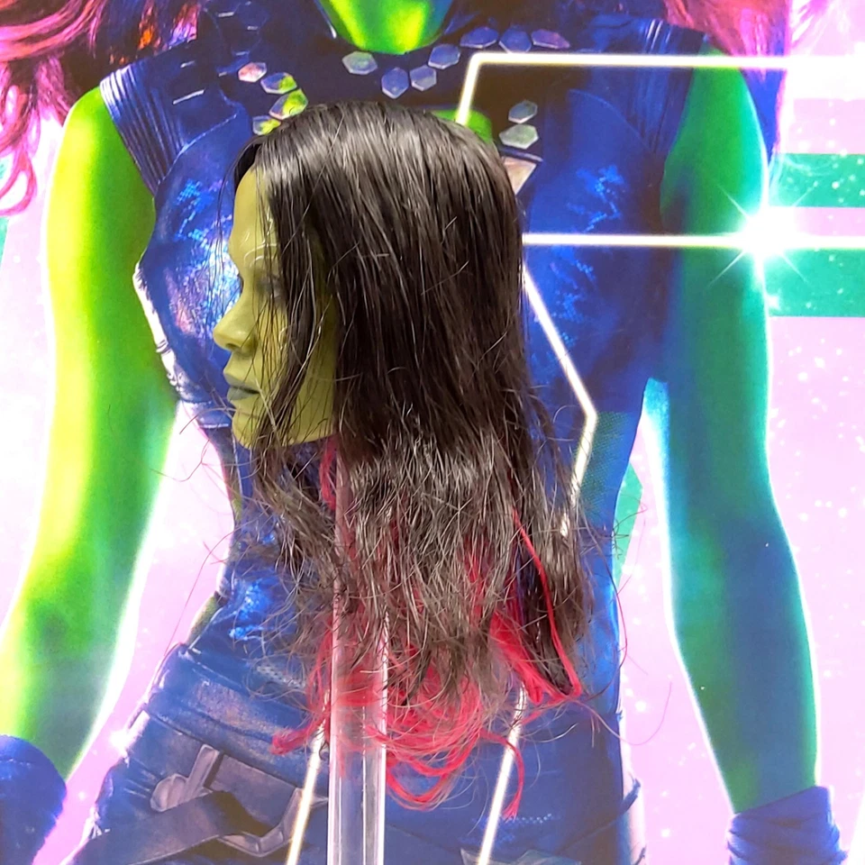 Figura de acción escultura cabeza escultura Hot Toys MMS259 Guardianes de la Galaxia Gamora 1/6 Foto 3 de 4