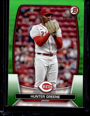 2023 Bowman #35 Hunter Greene Neon Green #/399 | eBay