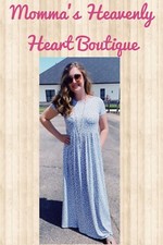 New With Tags Cream & Sugar Soft Baby Blue Leo Maxi Dress & A Free Gift