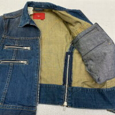 Levi's RED zip denim jacket denim indigo size: M [Used VG Levi's RED zip denim jacket denim indigo size: M [Used VG