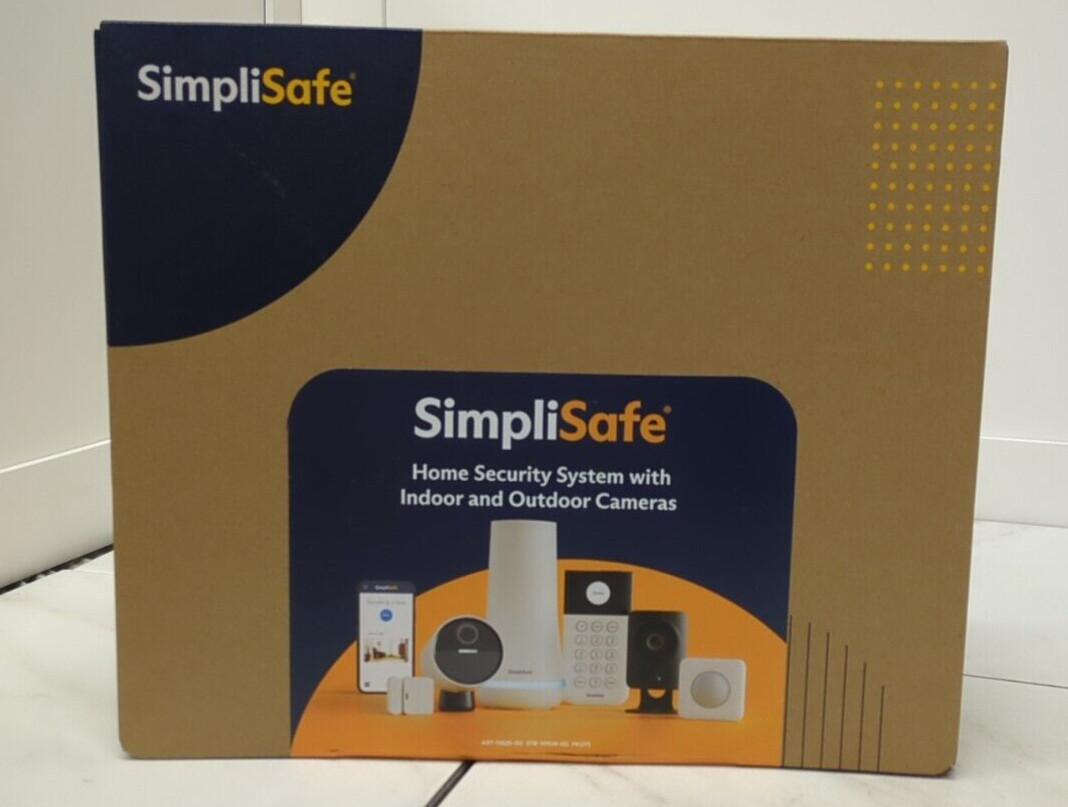 A2- SimpliSafe 8-Piece Home Security System w/ Indoor & Outdoor Cameras