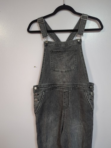 Cat and Jack Girls Overalls XL Size 14/16 Jeans Black - Picture 3 of 10