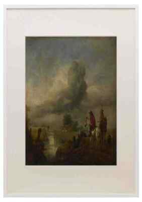 Philips Wouwermans Two Vedettes On The Watch By A3 A4 Framed Print Pic