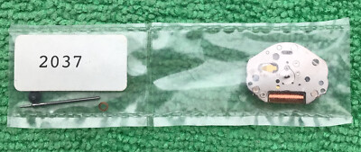 Genuine Miyota 2037 Watch Movement Japan, 3 Hands, NOS