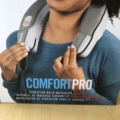 Homedics Comfort Pro Vibration Neck Massager With Heat High/Low Intensity
