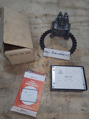 Linear Alert R-4C Four Channel Relay Module R4C =New Old Stock=