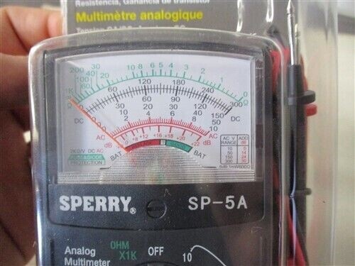 SPERRY INSTRUMENTS ANALOG MULTIMETER HSP5 MARINE BOAT - Picture 5 of 7