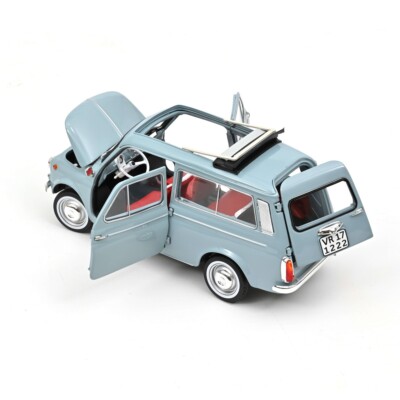 NOREV ノレブ　Fiat 500 Giardiniera 1/18　チンク Norev 1/18 car Fiat 500 Giardiniera 1964 Cenere Blue 187726
